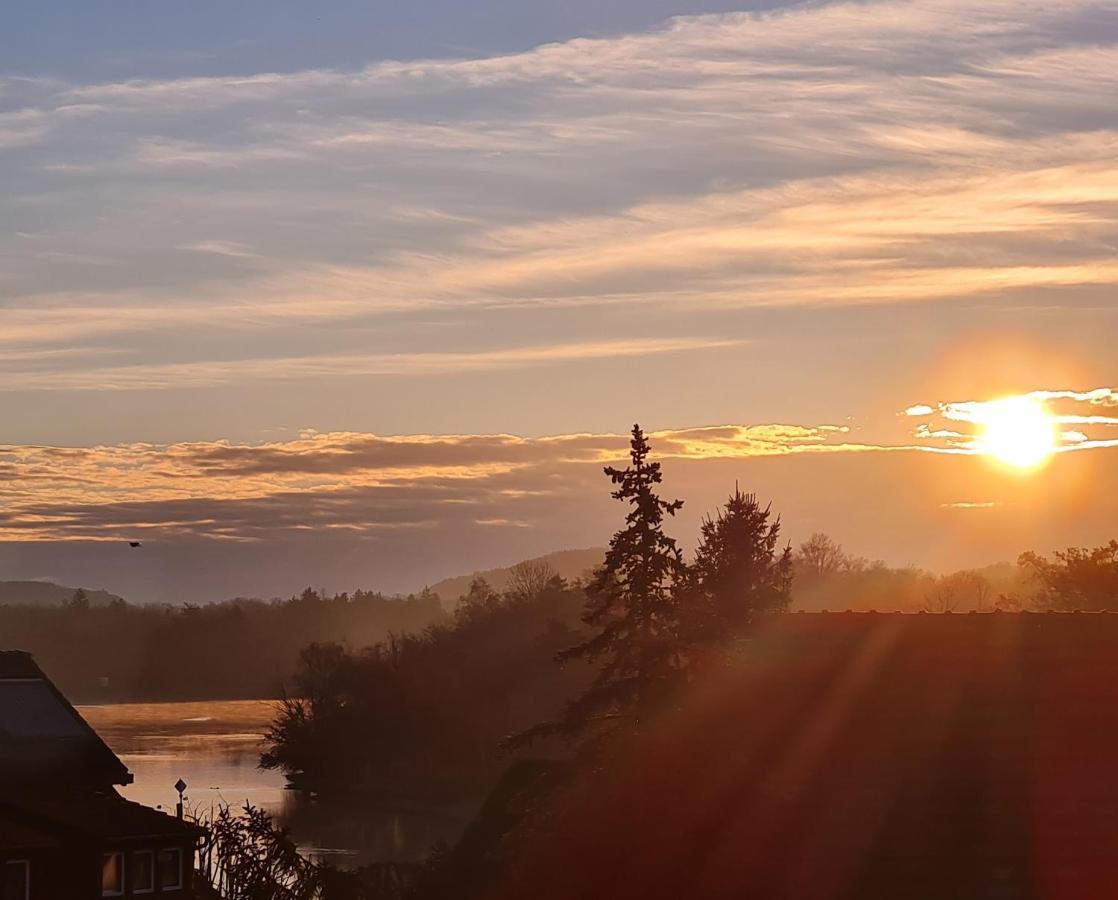 Ferienwohnung Rheinblick In Buesingen -Keine Monteure- Busingen Kültér fotó